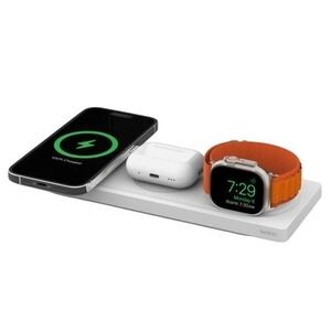 Belkin Boost Charge Pro 15W 3-in-1 Wireless Charging Pad with MagSafe White